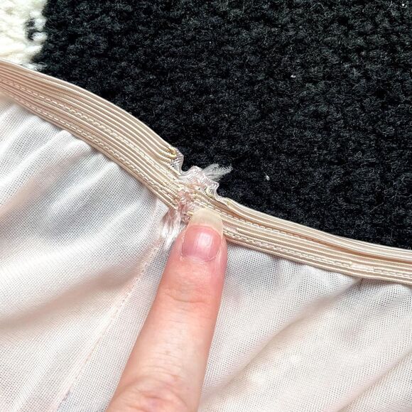 Vintage 1960s Pink Slip Skirt S - Picture 3 of 4